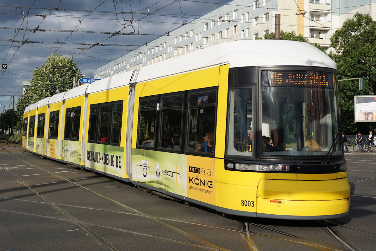 Берлин, Bombardier Flexity Berlin (GT8-08ER/F8E) № 8003