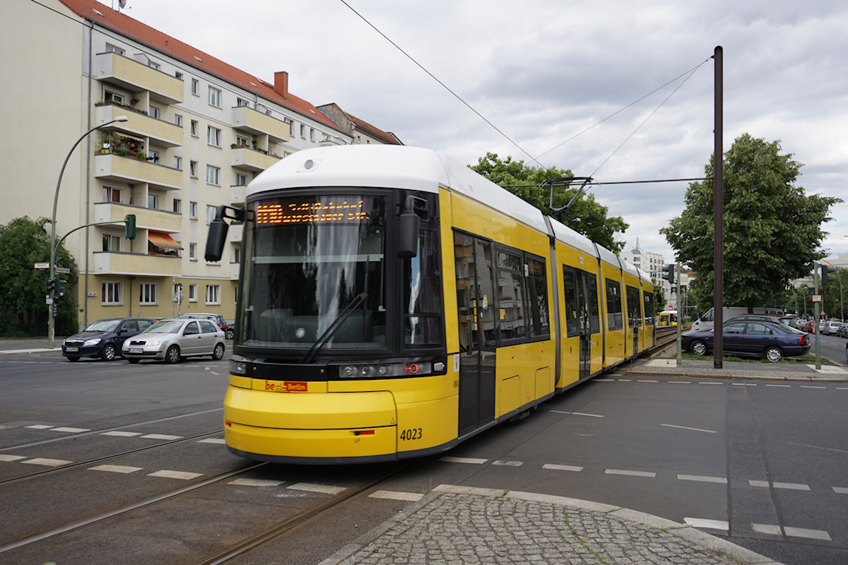Берлин, Bombardier Flexity Berlin (GT6-08ZR/F6Z) № 4023