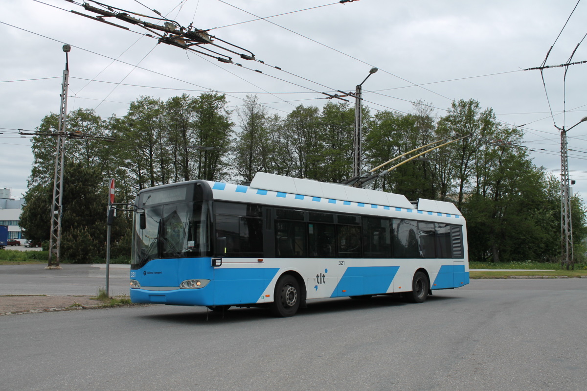 Таллин, Solaris Trollino II 12 Ganz № 321 Таллин, Solaris Trollino II 12 Ganz № 321