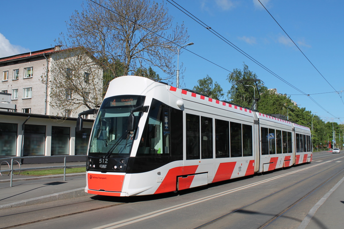 Таллин, CAF Urbos AXL № 512