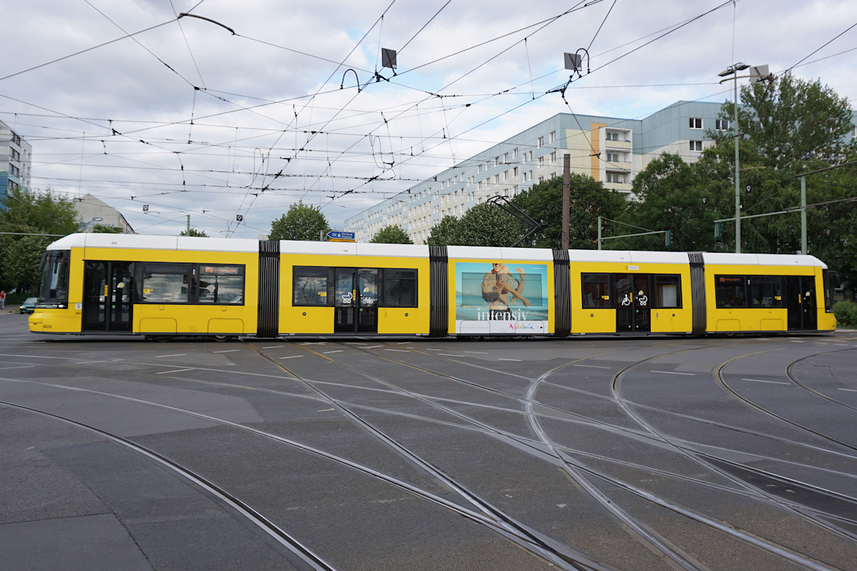 Берлин, Bombardier Flexity Berlin (GT6-08ZR/F6Z) № 4024