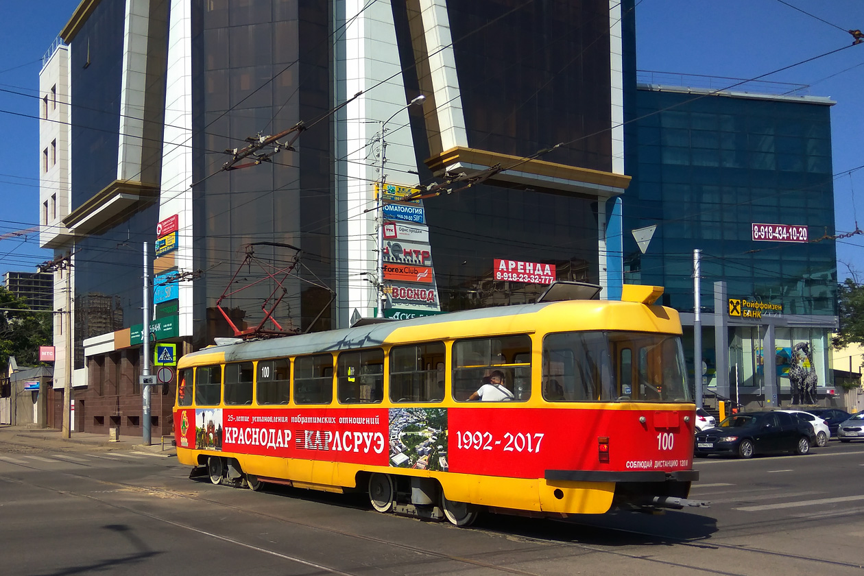 Краснодар, Tatra T3SU № 100