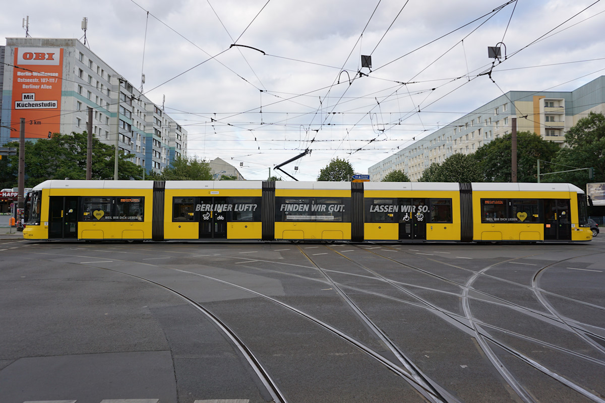 Берлин, Bombardier Flexity Berlin (GT6-08ZR/F6Z) № 4014