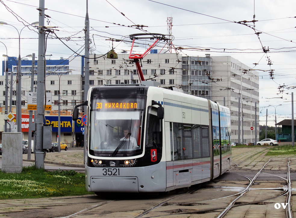 Москва, 71-414 (Pesa Fokstrot) № 3521