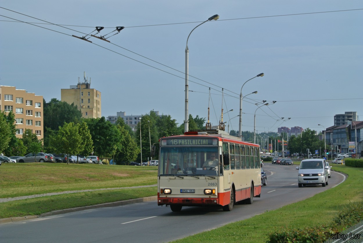 Вильнюс, Škoda 14Tr17/6M № 2663