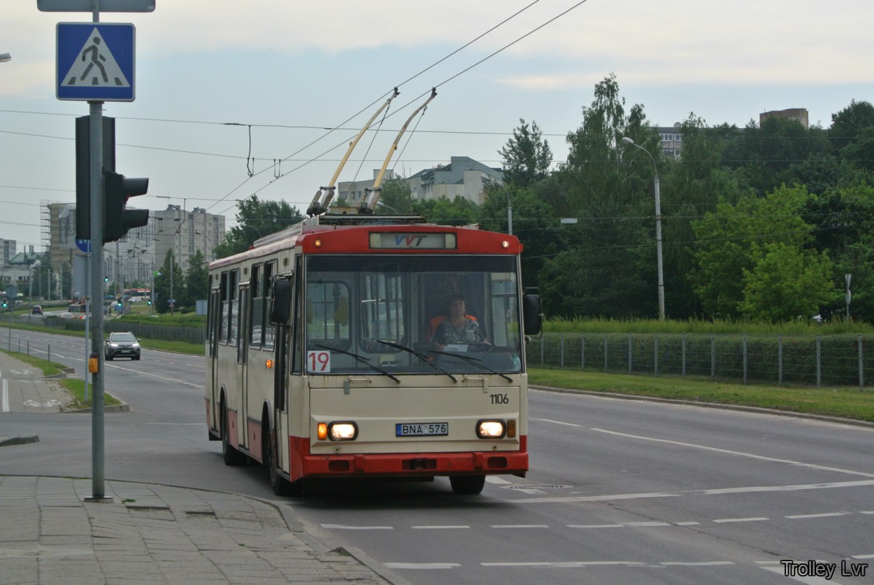 Вільнюс, Škoda 14Tr05 № 1106