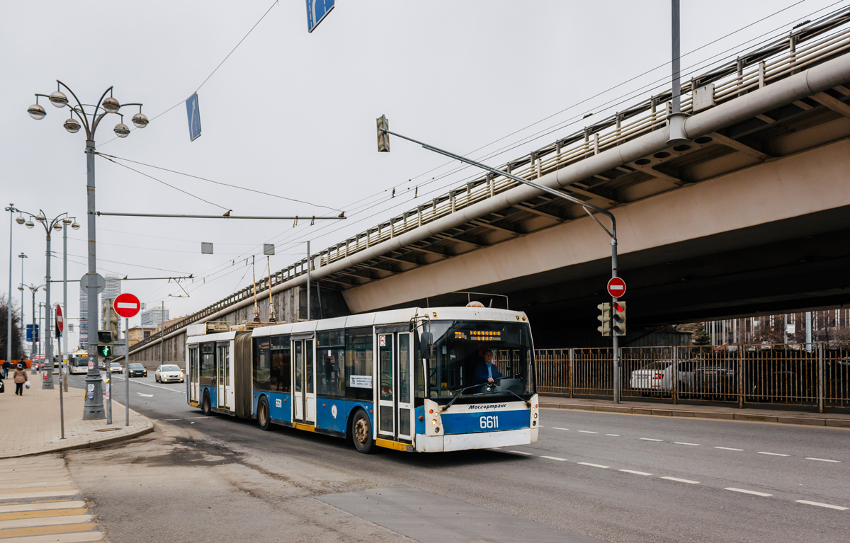 Москва, Тролза-6206.00 «Мегаполис» № 6611