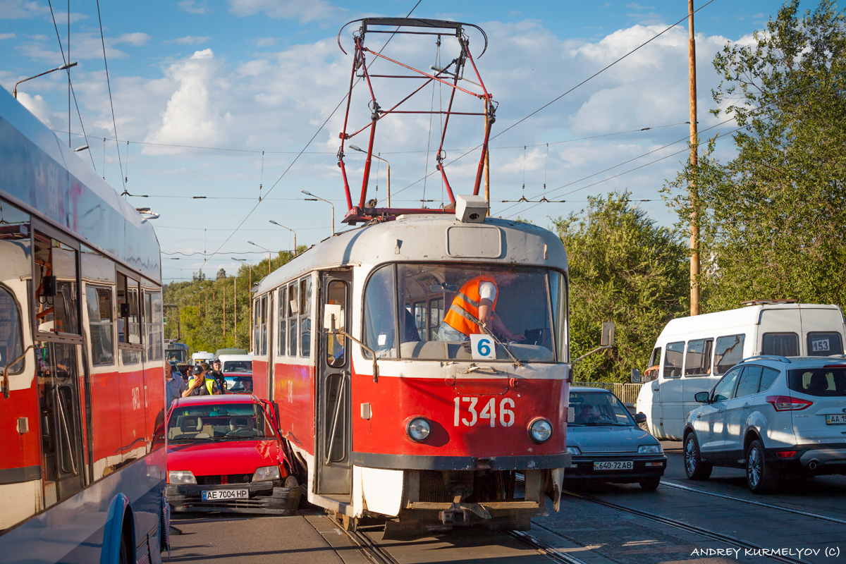 Днепр, Tatra T3SU № 1346; Днепр — ДТП и аварии
