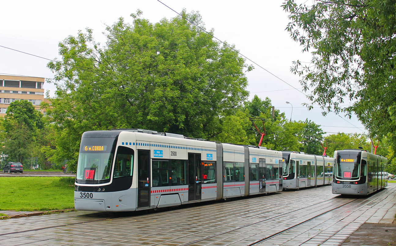 Москва, 71-414 (Pesa Fokstrot) № 3500