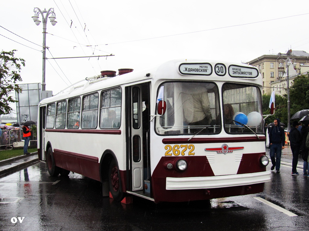 Москва, ЗиУ-5Г № 2672; Москва — День Московского транспорта 8 июля 2017