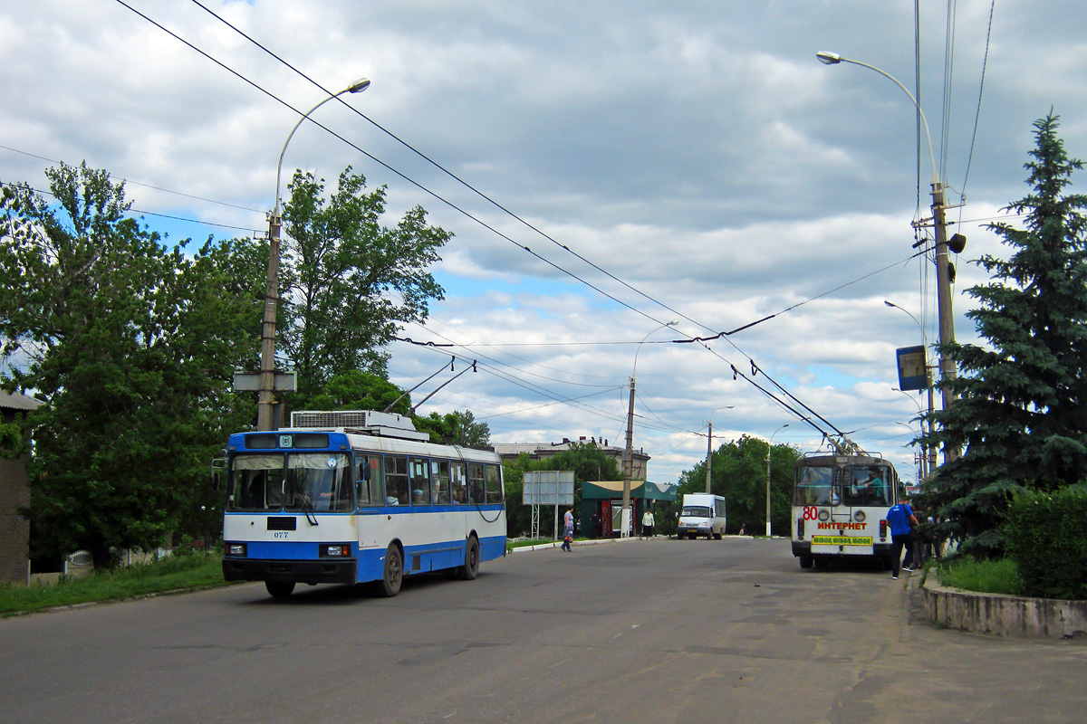 Лисичанск, ЛАЗ-52522 № 077