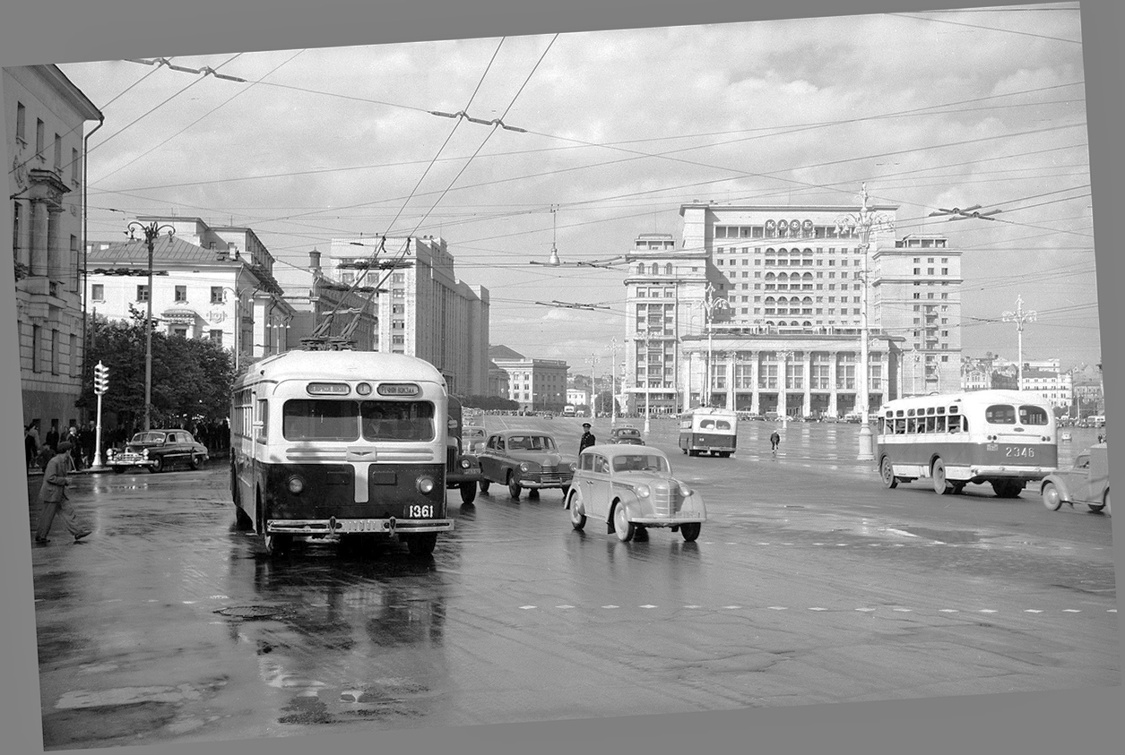 Moscow, MTB-82D № 1361; Moscow — Historical photos — Tramway and Trolleybus (1946-1991)