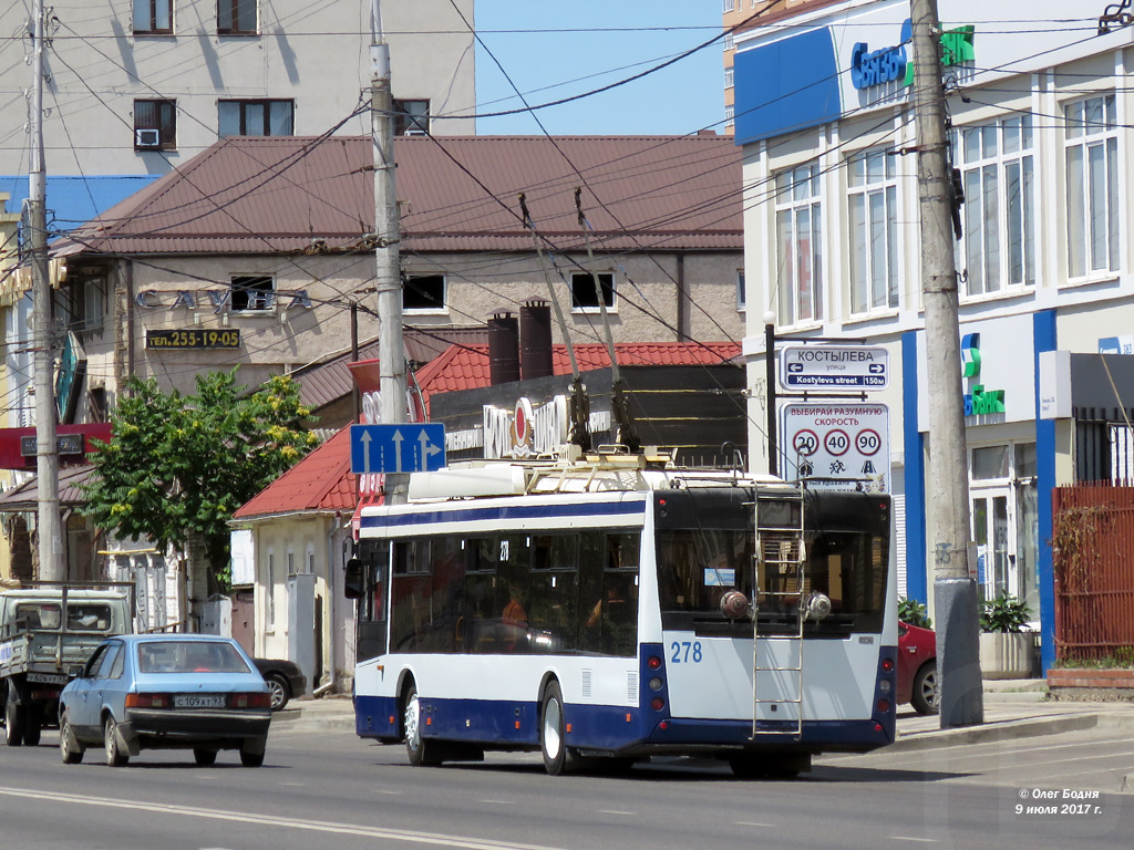 Краснодар, СВАРЗ-МАЗ-6275 № 278