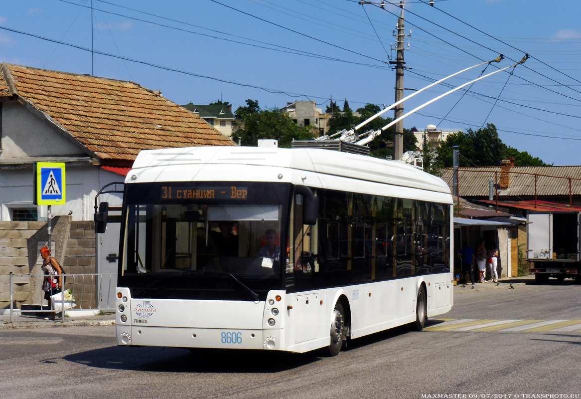Крымский троллейбус, Тролза-5265.05 «Мегаполис» № 8606