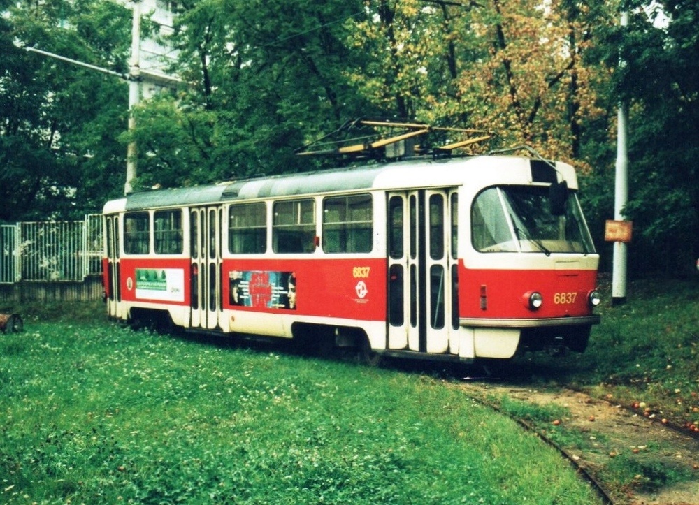 Прага, Tatra T3 № 6837
