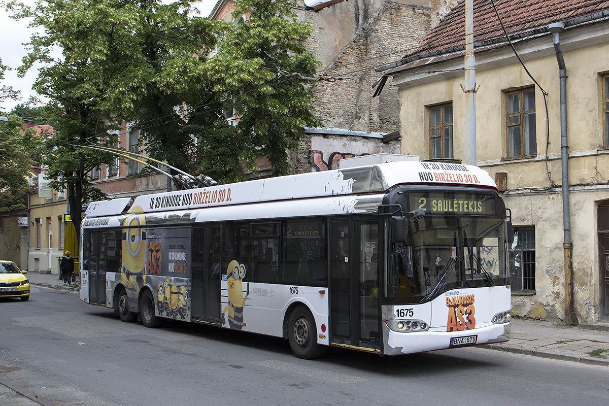 Vilnius, Solaris Trollino II 15 AC nr. 1675