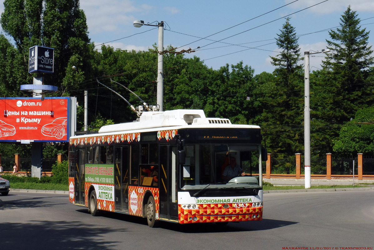 Крымский троллейбус, Богдан Т70110 № 4343