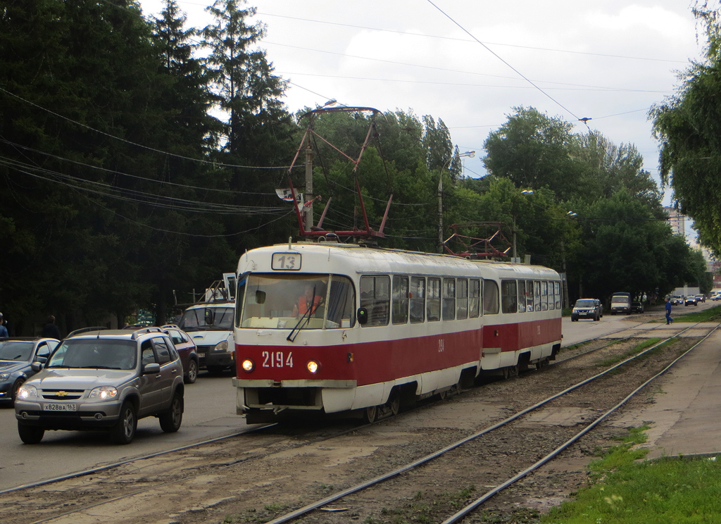 Самара, Tatra T3SU (двухдверная) № 2194