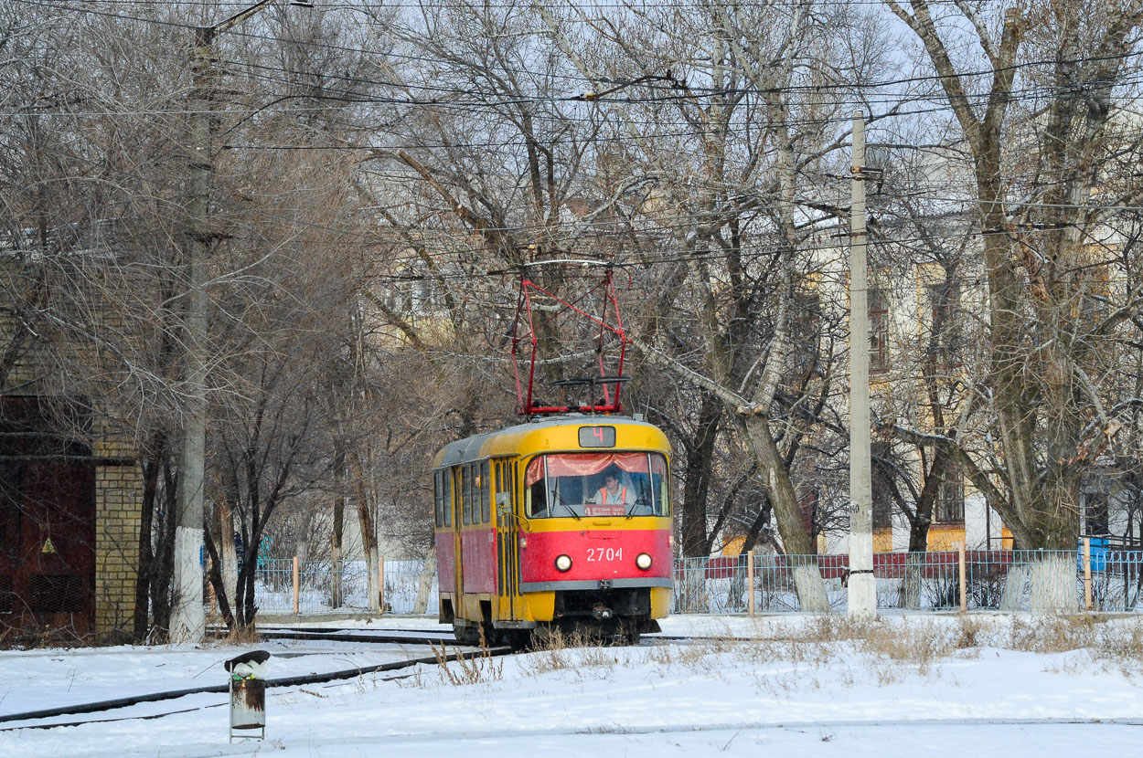 Volgograd, Tatra T3SU # 2704