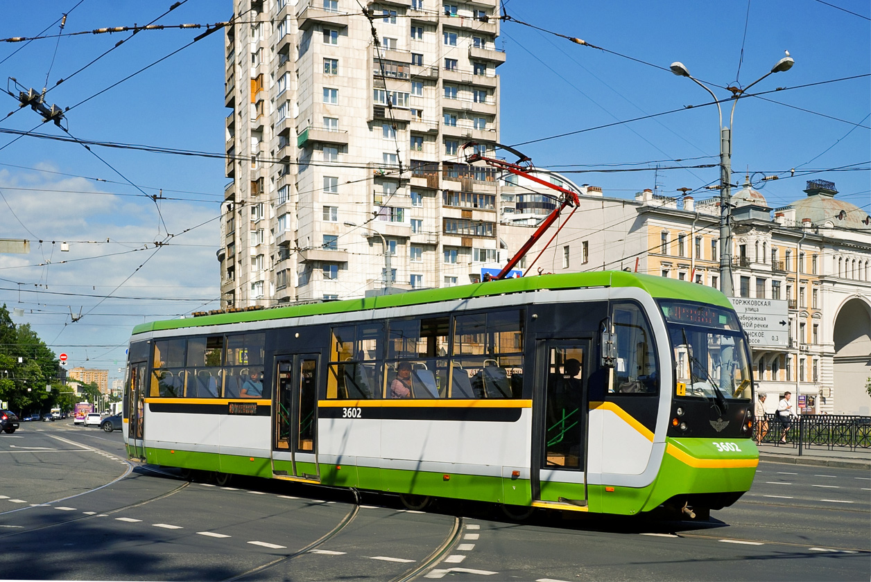 Санкт-Петербург, ЛМ-68М2 (мод. СПб ГЭТ) № 3602