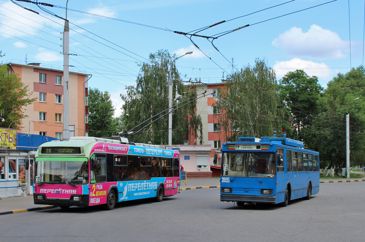 Гомель, БКМ 32102 № 1719; Гомель, БКМ 201А7 № 2695; Гомель — Конечные станции