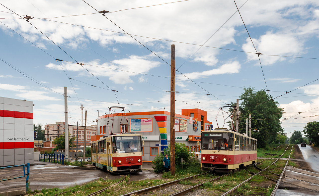Ижевск, Tatra T6B5SU № 2029; Ижевск, Tatra T6B5SU № 2012