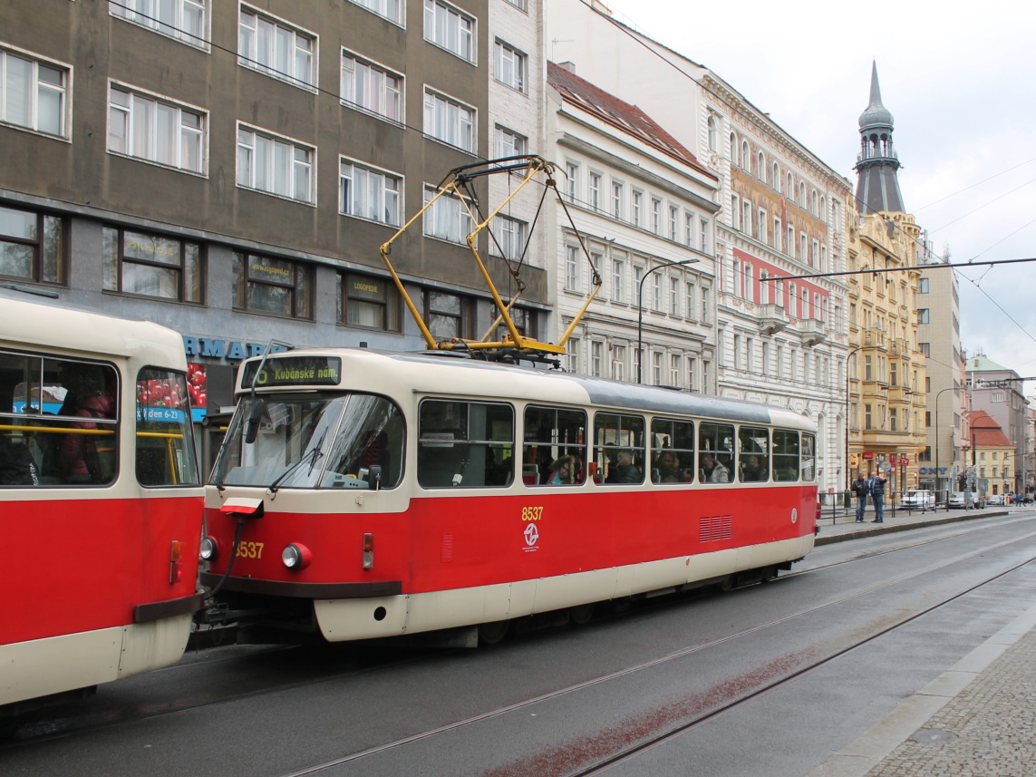 Прага, Tatra T3R.P № 8537