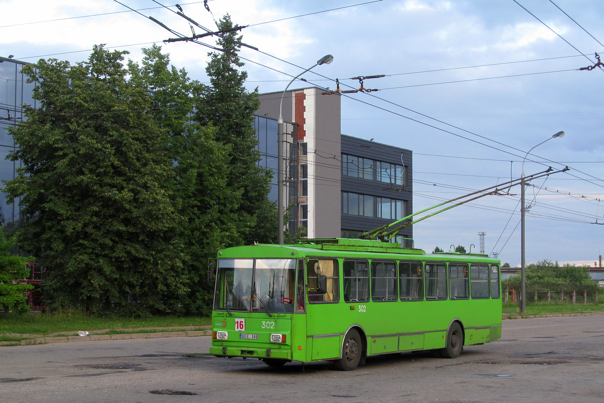 Каунас, Škoda 14Tr02/6 № 302