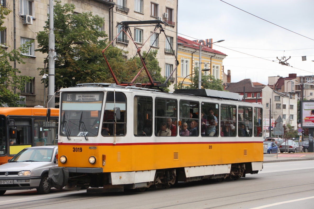 София, Tatra T6A2B № 3019