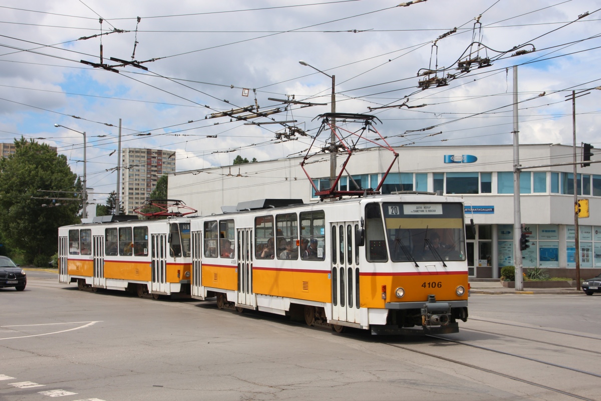 София, Tatra T6B5B № 4106