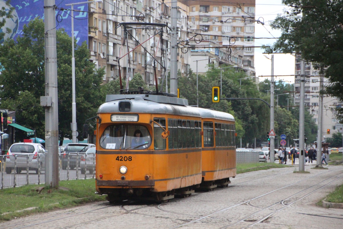 София, Duewag T4 № 4208