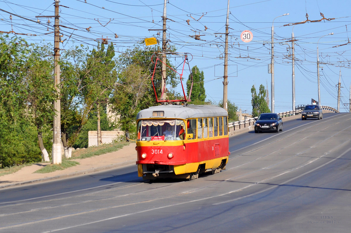 Volgograd, Tatra T3SU (2-door) N°. 3014