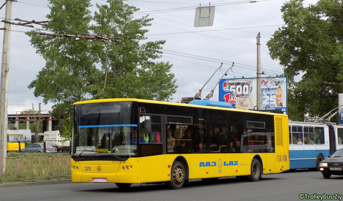 Черкассы, ЛАЗ E183D1 № 375