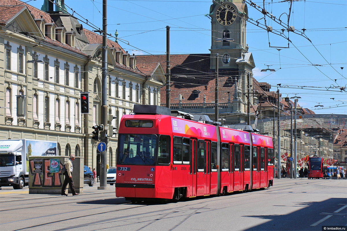 Берн, ACMV/ABB/Duewag Be 4/8 № 732