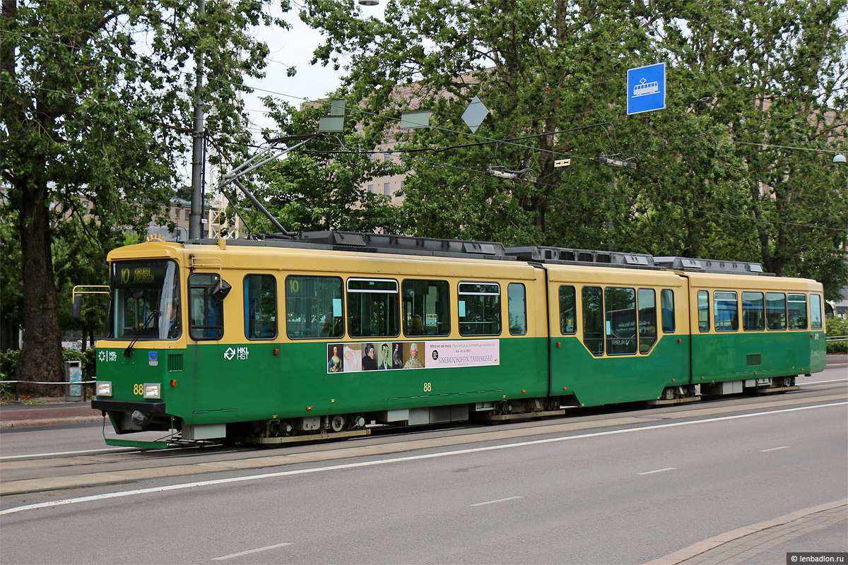 Helsinky — Espoo, Valmet MLNRV2 č. 88