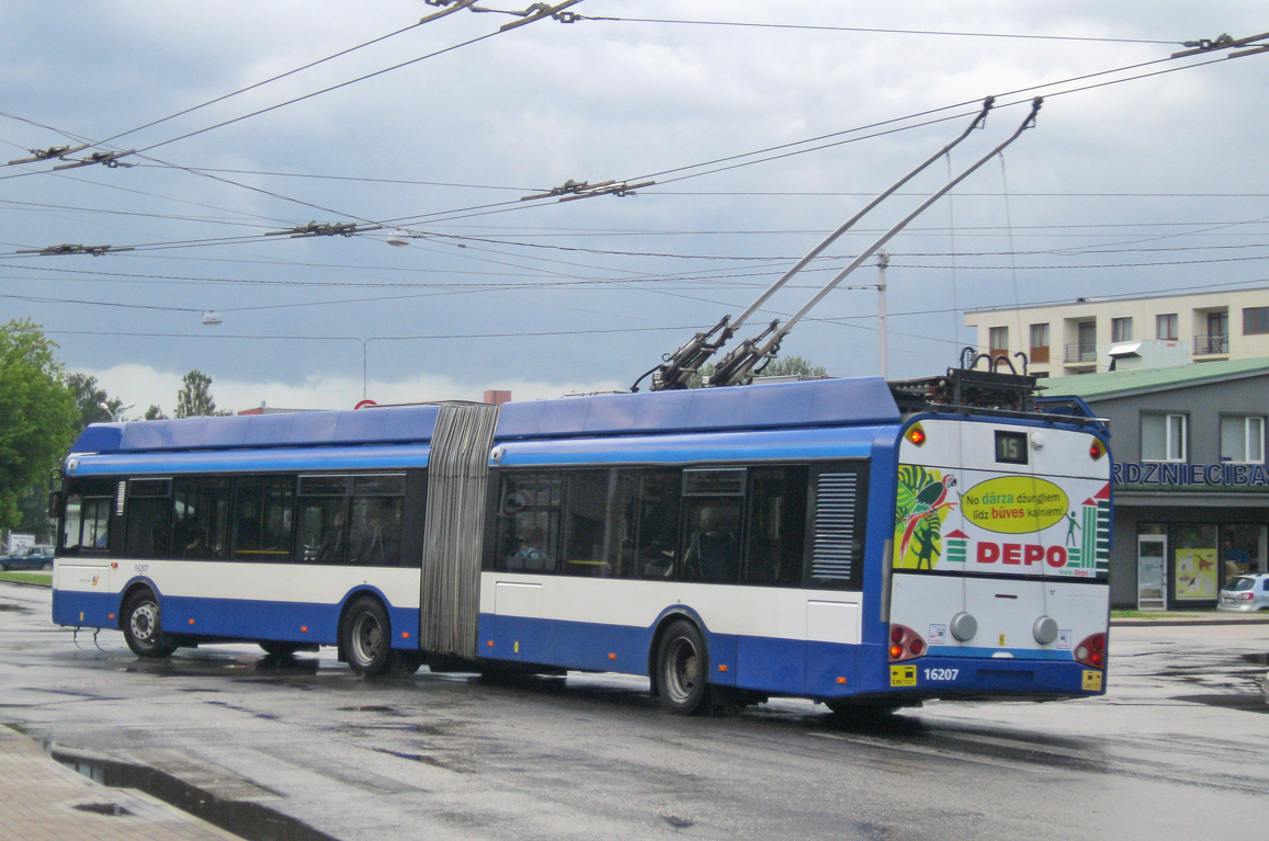 Рига, Solaris Trollino II 18 Ganz № 16207