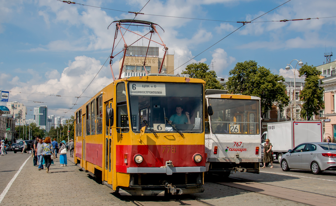 Екатеринбург, Tatra T6B5SU № 778