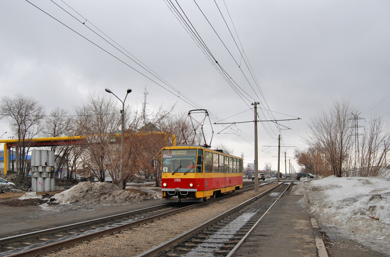 Барнаул, Tatra T6B5SU № 3156