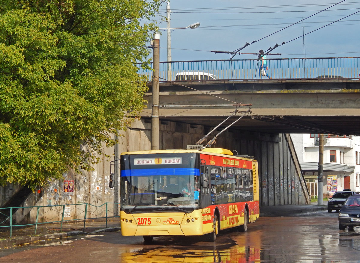 Житомир, ЛАЗ E183D1 № 2075