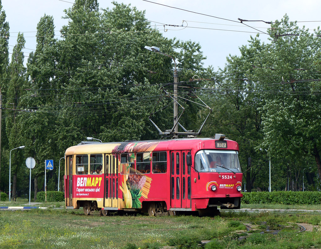 Киев, Tatra T3SU № 5524