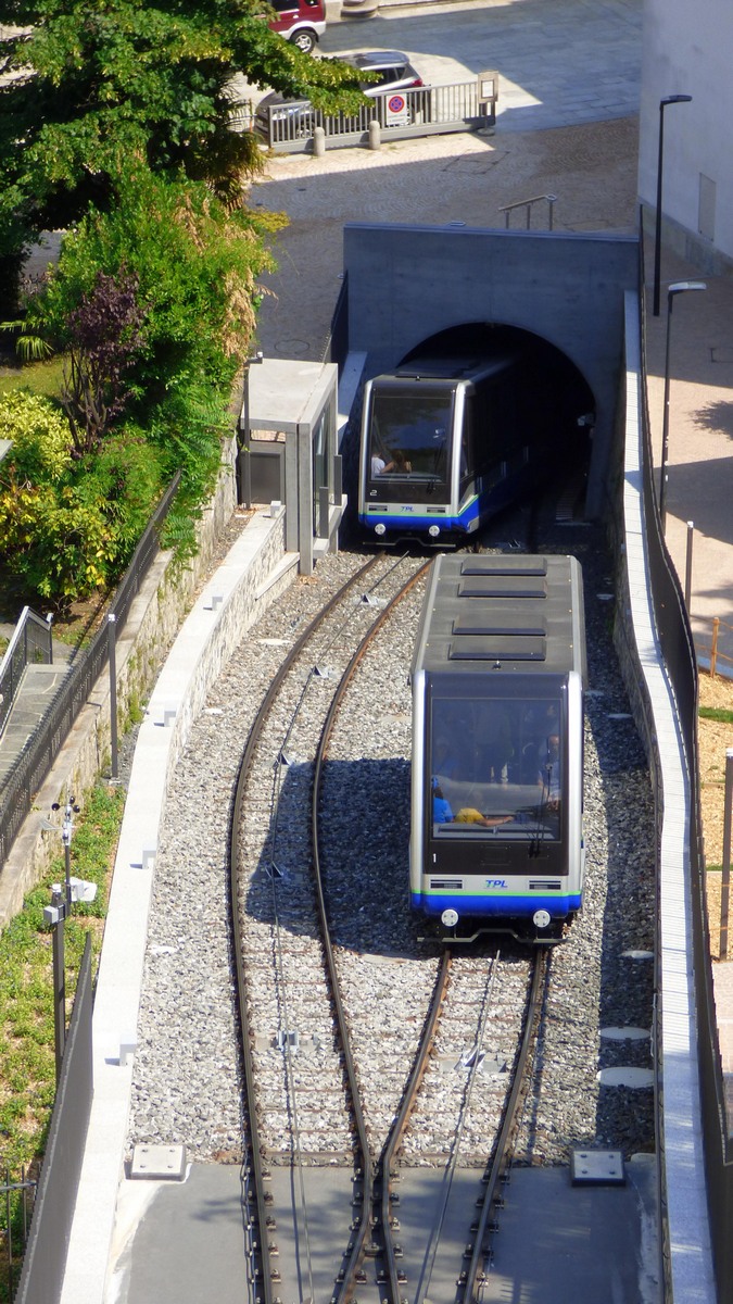 Lugano, Doppelmayr/CWA № 1; Lugano — Funicular "Lugano-Stazione FFS"