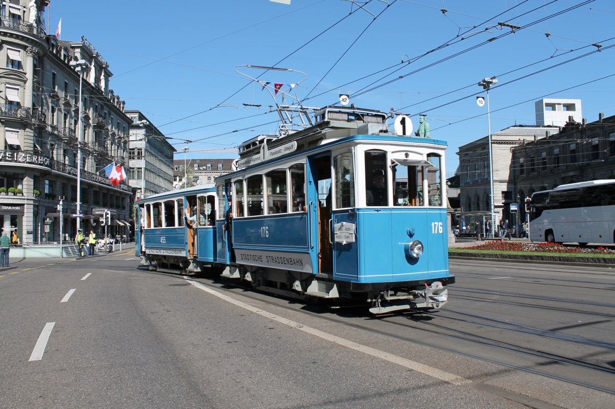 Цюрих, SWS/MFO Ce 2/2 № 176; Цюрих — 50-летие клуба TMZ, 10-летие музея Burgwies