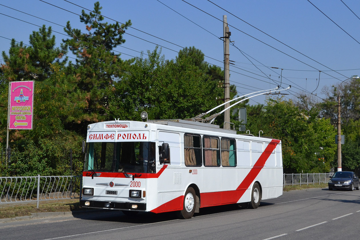 Крымский троллейбус, Škoda 14Tr02/6 № 2000