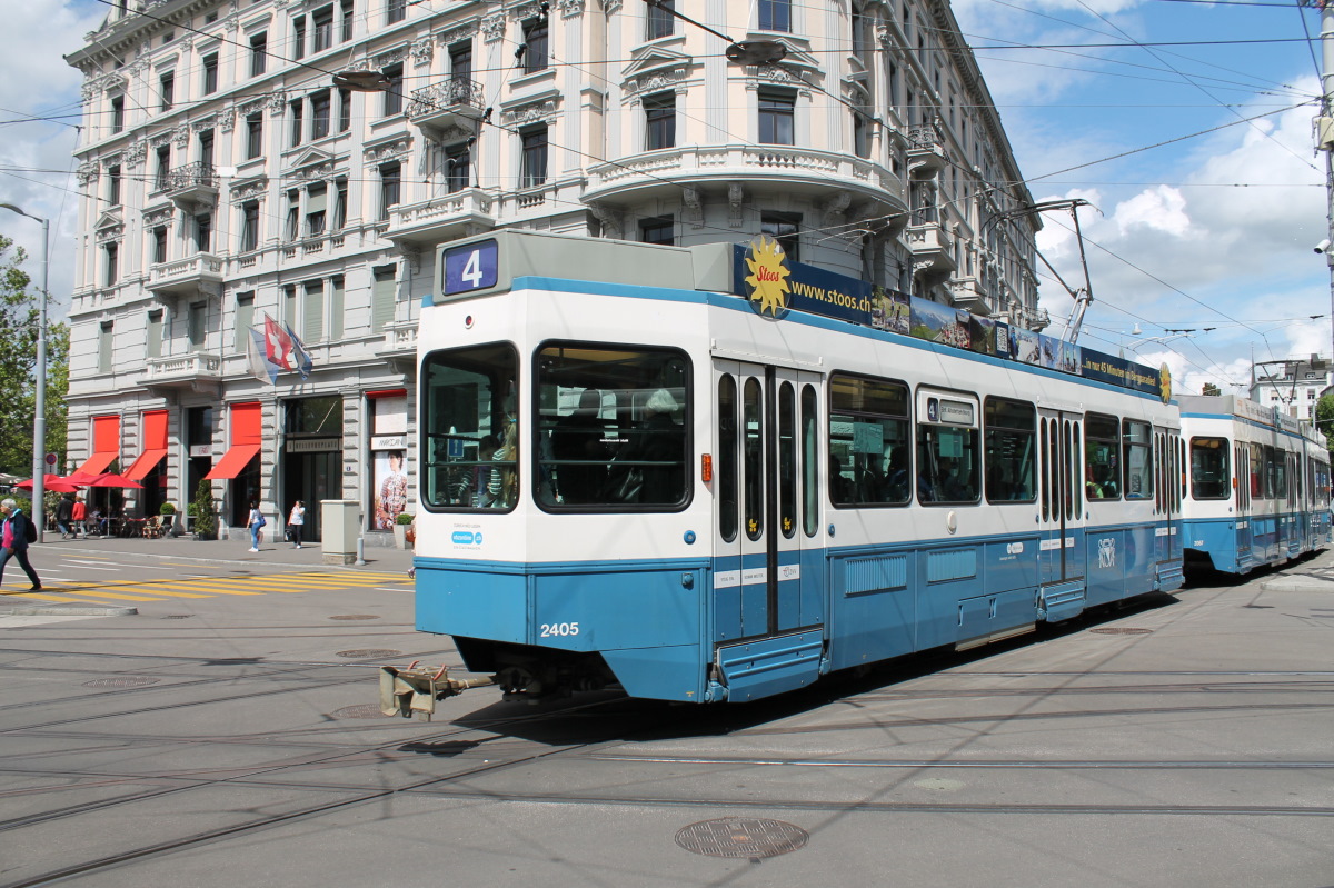Цюрих, SWP/SIG/BBC Be 2/4 "Tram 2000 Pony" № 2405