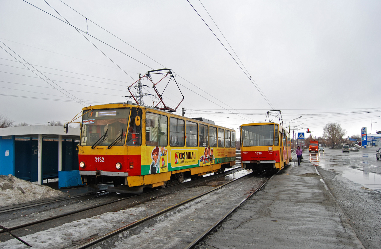 Барнаул, Tatra T6B5SU № 3182