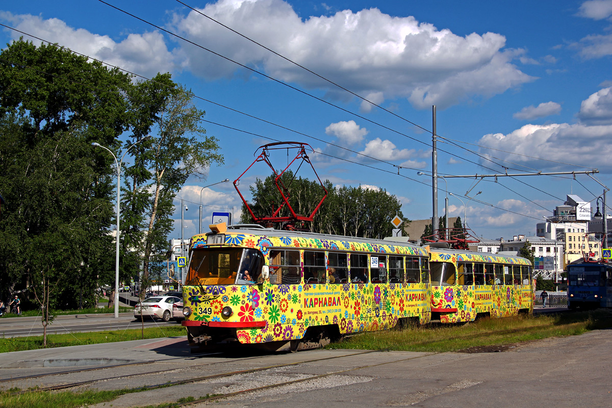 Екатеринбург, Tatra T3SU № 349