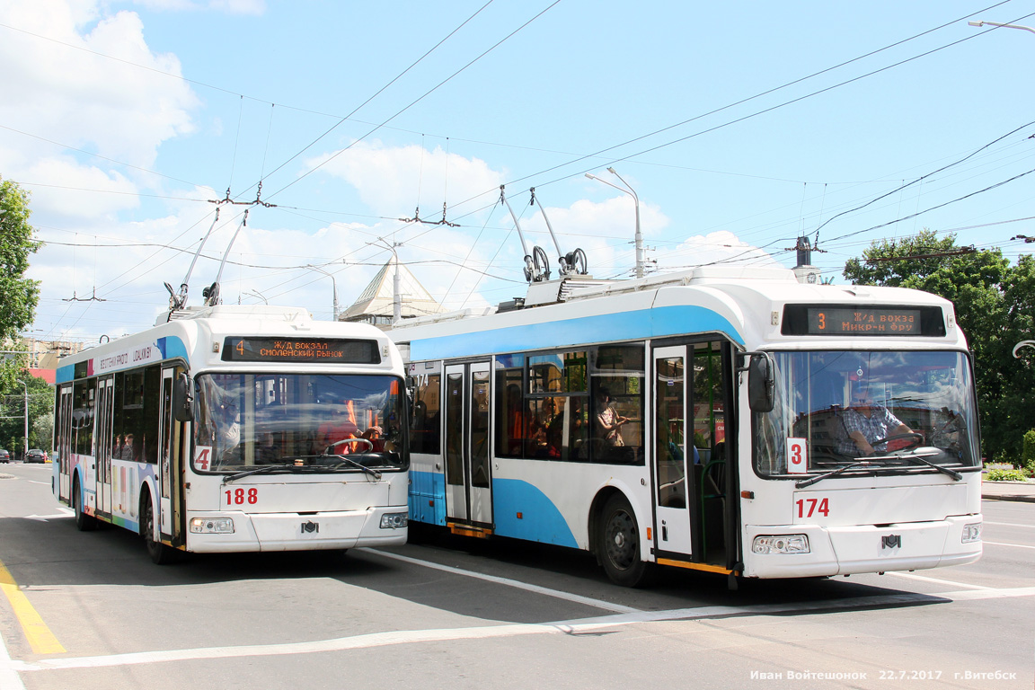 Витебск, БКМ 32102 № 188; Витебск, БКМ 321 № 174