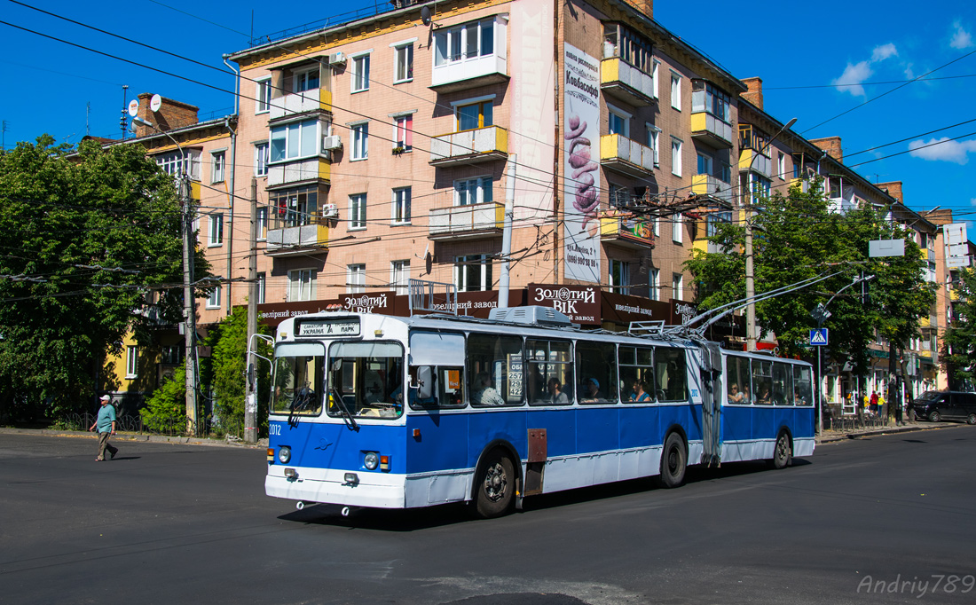 Черкассы, ЗиУ-683Б [Б00] № 2012