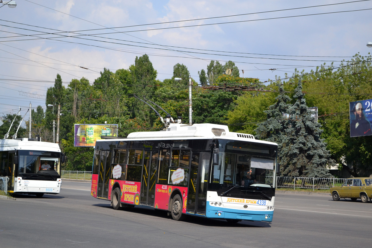 Crimean trolleybus, Bogdan T70110 # 4338