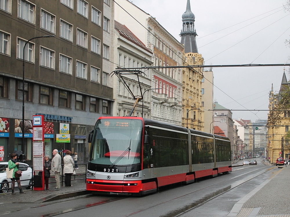 Прага, Škoda 15T3 ForCity Alfa Praha № 9321